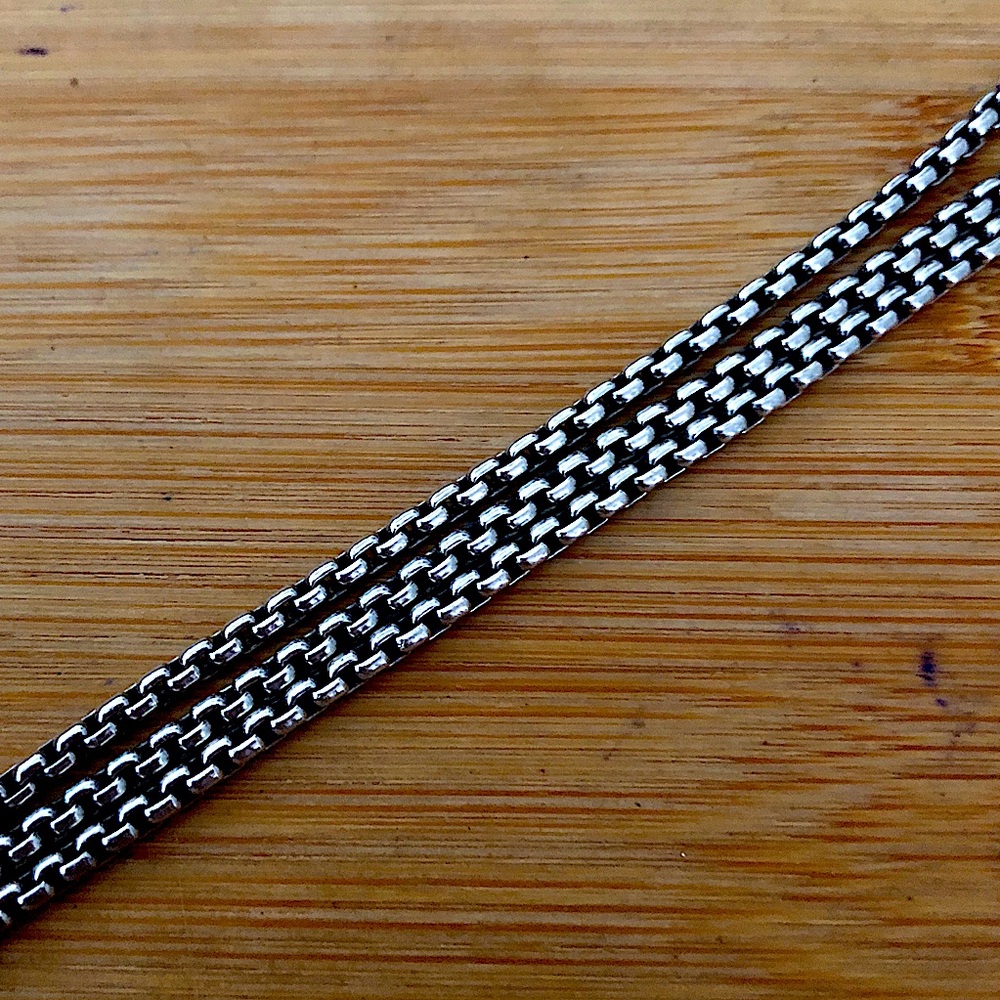 $132 20" Avery Retired Vintage Estate Chain Sterling Marked AVERY 925 - Picture 4 of 5